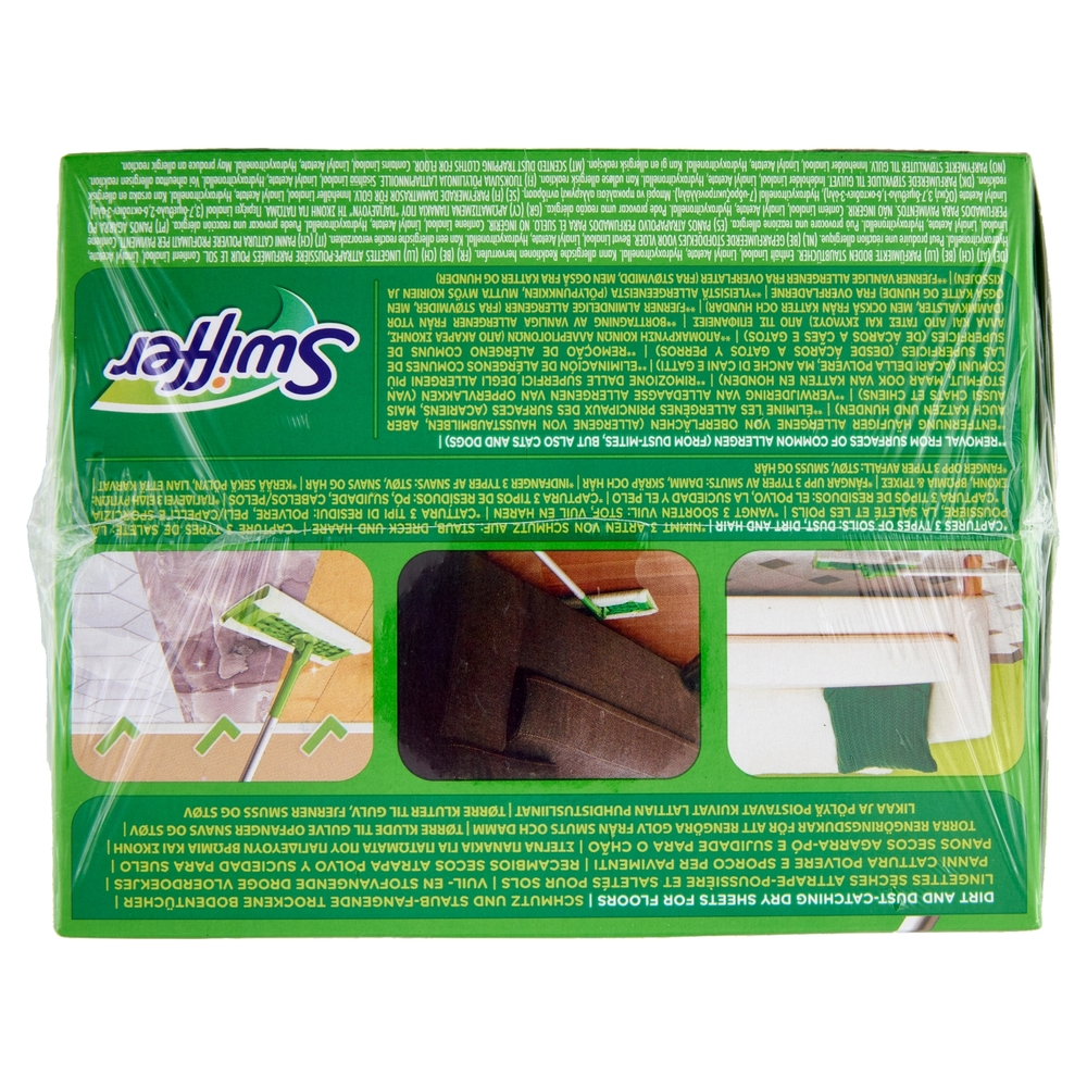Swiffer Panni Catturapolvere per Scopa Swiffer Profumo Fresco e Pulito - Ricarica 72 Panni